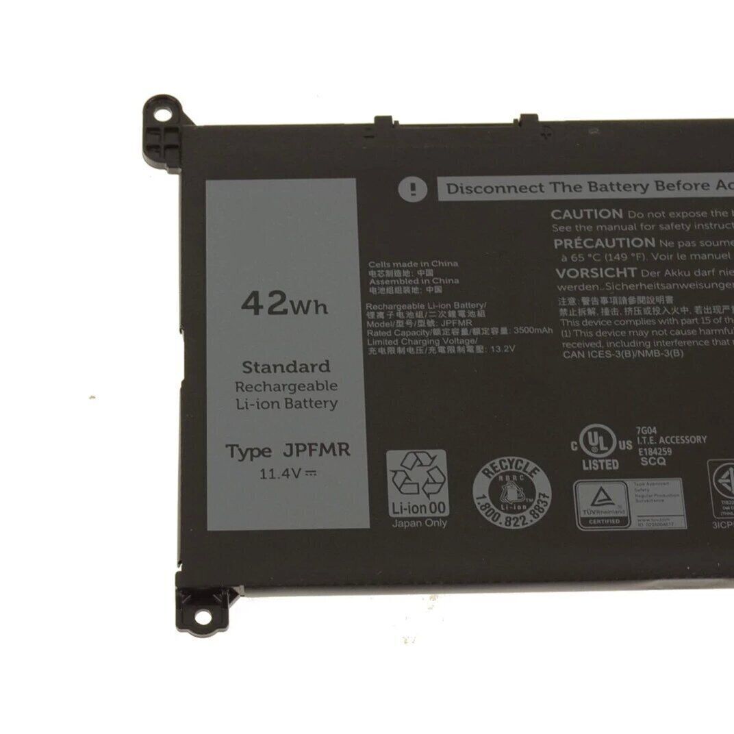 Pin Dùng Cho Laptop Dell Chromebook 3100 / 3400 42Wh 3-cell JPFMR