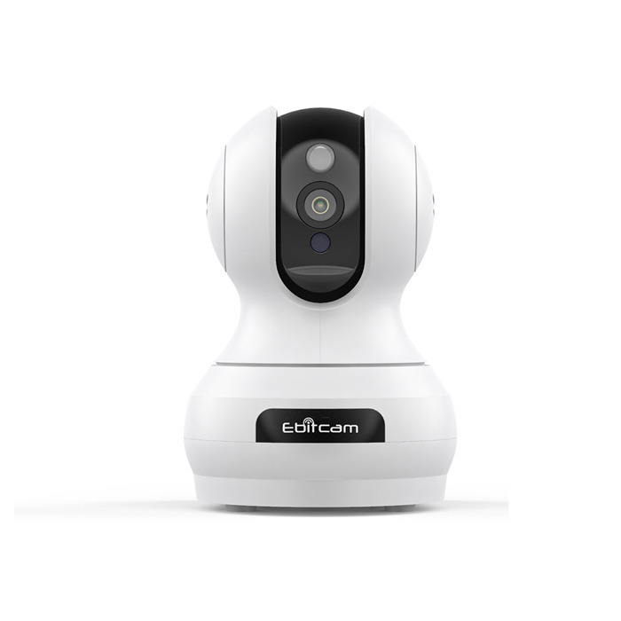 Camera IP Wifi Ebitcam E3 phân giải 2.0MP 1080P siêu nét hồng ngoại ban đêm - đàm thoại 2 chiều (Trắng) hàng chính hãng