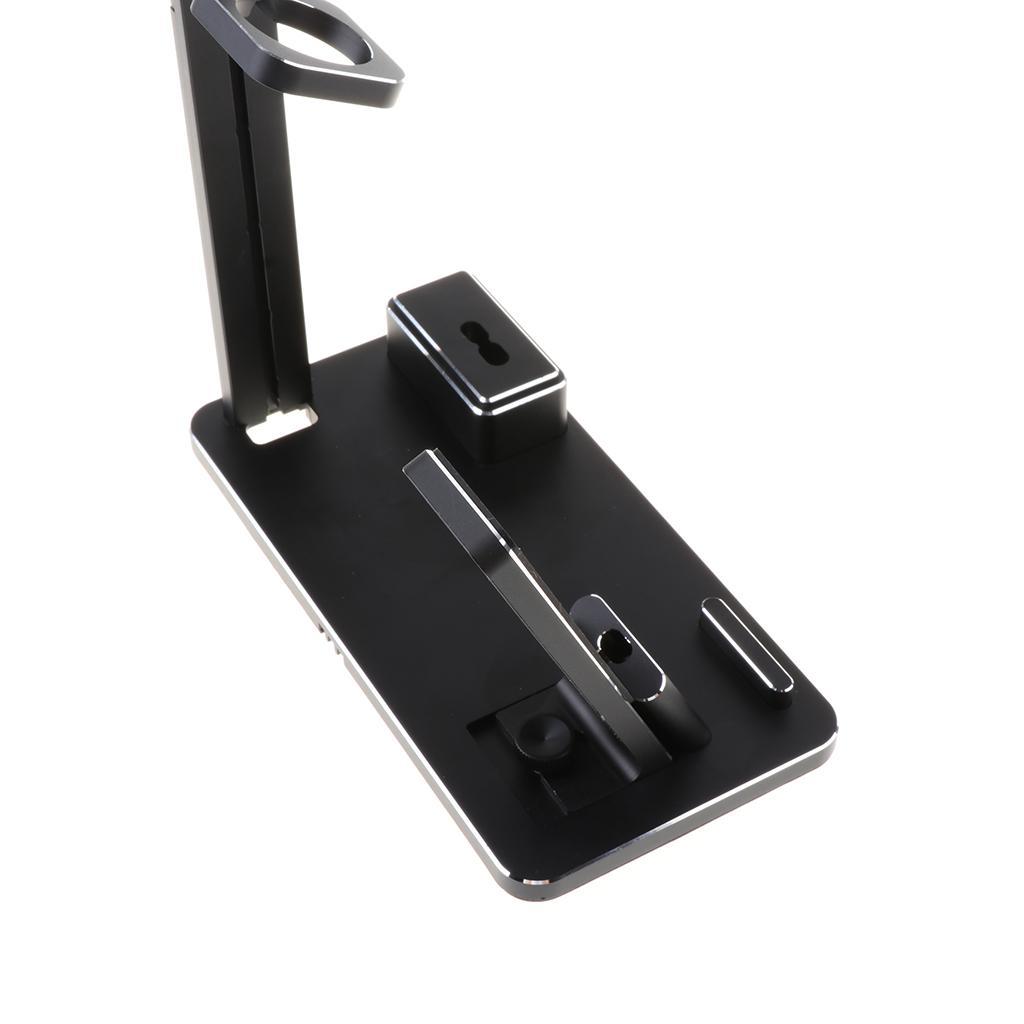 6 In 1 Aluminium Charger Stand Charging Dock for Apple Watch 1/2/3 Black