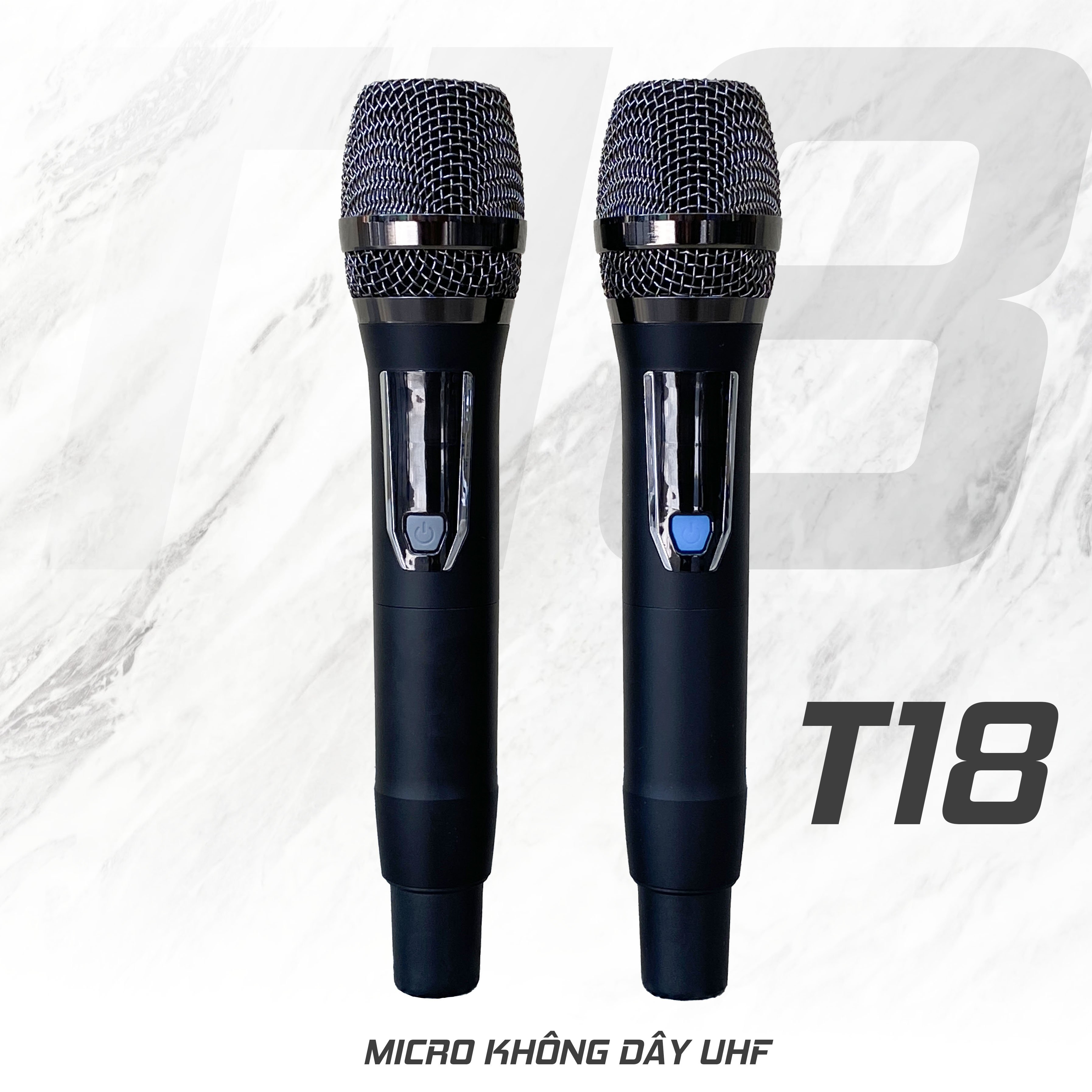 Loa kéo xách tay MTMAX T18 du lịch ngoại hình sang trọng hệ thống 4 loa 3 đường tiếng gồm 2 loa bass loa trung và 1 treble kèm 2 micro không dây cao cấp hàng chính hãng