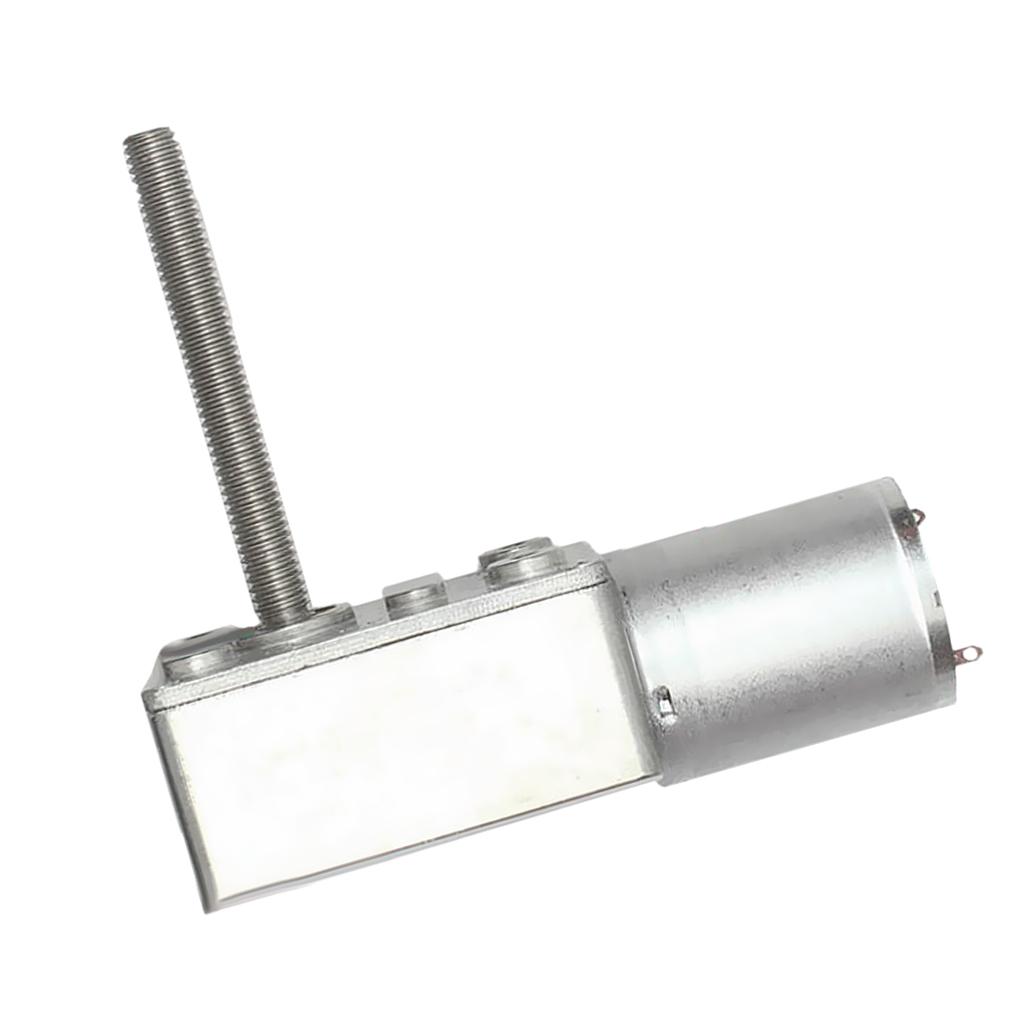 DC 24V High Torque Turbine Worm Gear Box Reduction Motor Electric with Shaft