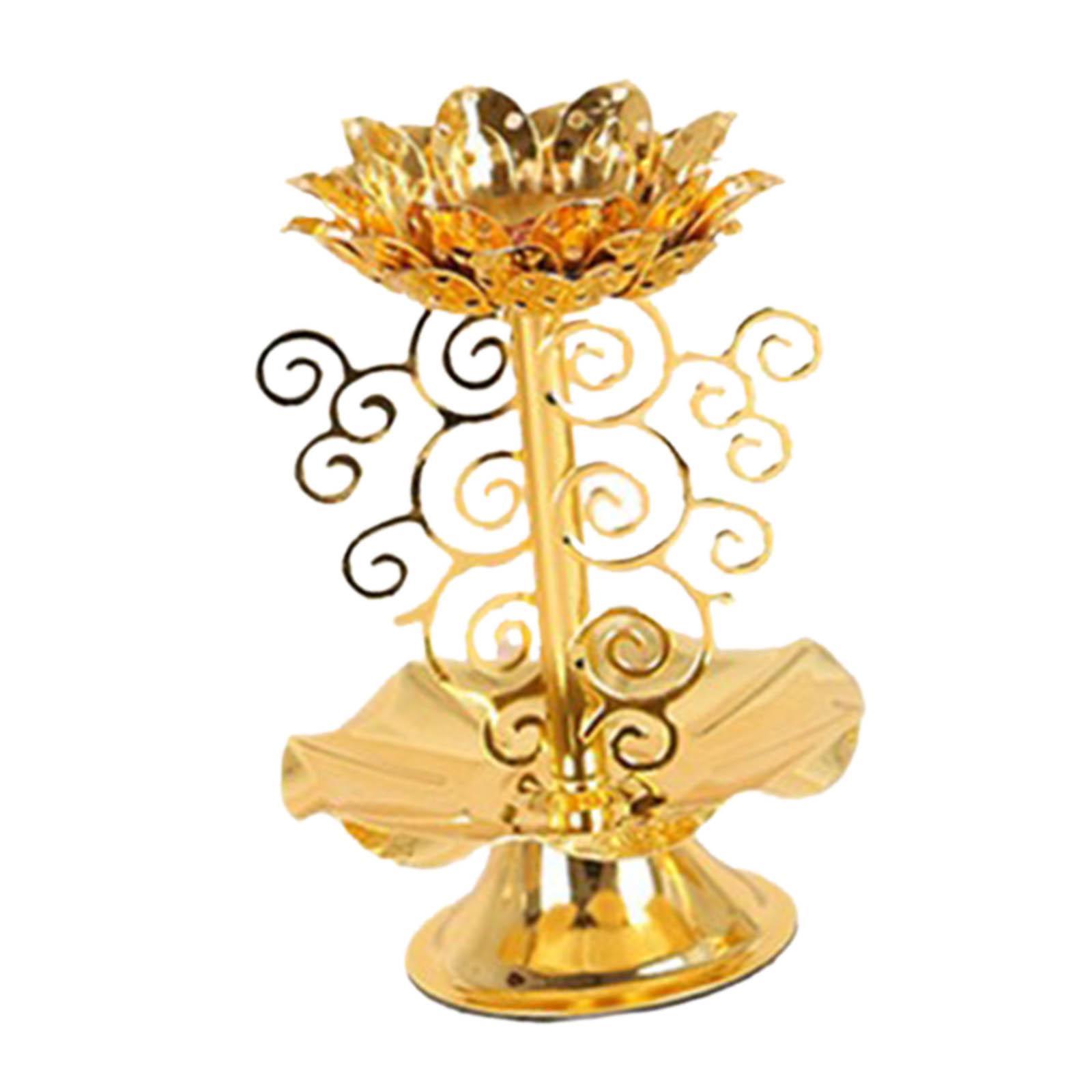 Ghee Lamp Holder Candle Holder Buddhist Altar Supplies Lotus Tibetan