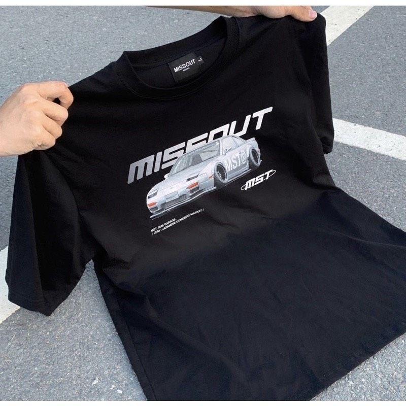 Áo thun unisex tay lỡ MST GARAGE JDM || Hany shop