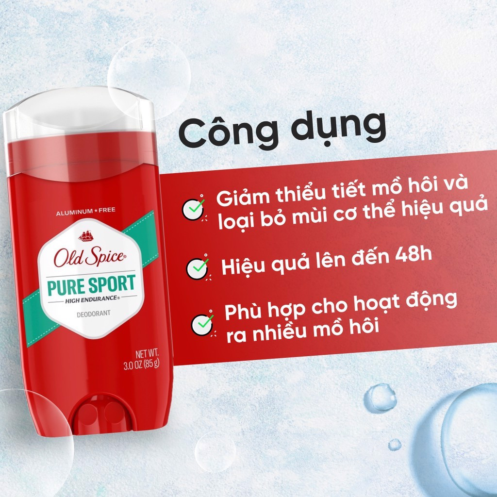 Sáp Khử Mùi Cho Nam Old Spice High Endurance Deodorant 85g