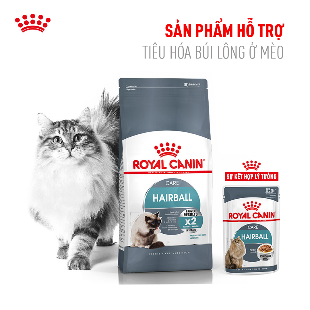 Royal canin hạt cho mèo tiêu búi lông hairball 2 kg