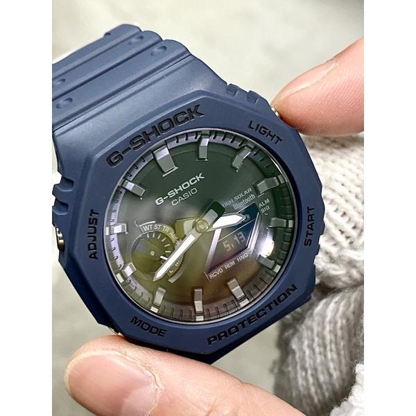 Đồng Hồ Nam Dây Nhựa Casio G-Shock GA-B2100-2ADR Chính Hãng - Pin Năng Lượng Mặt Trời - GA-B2100-2A Bluetooth