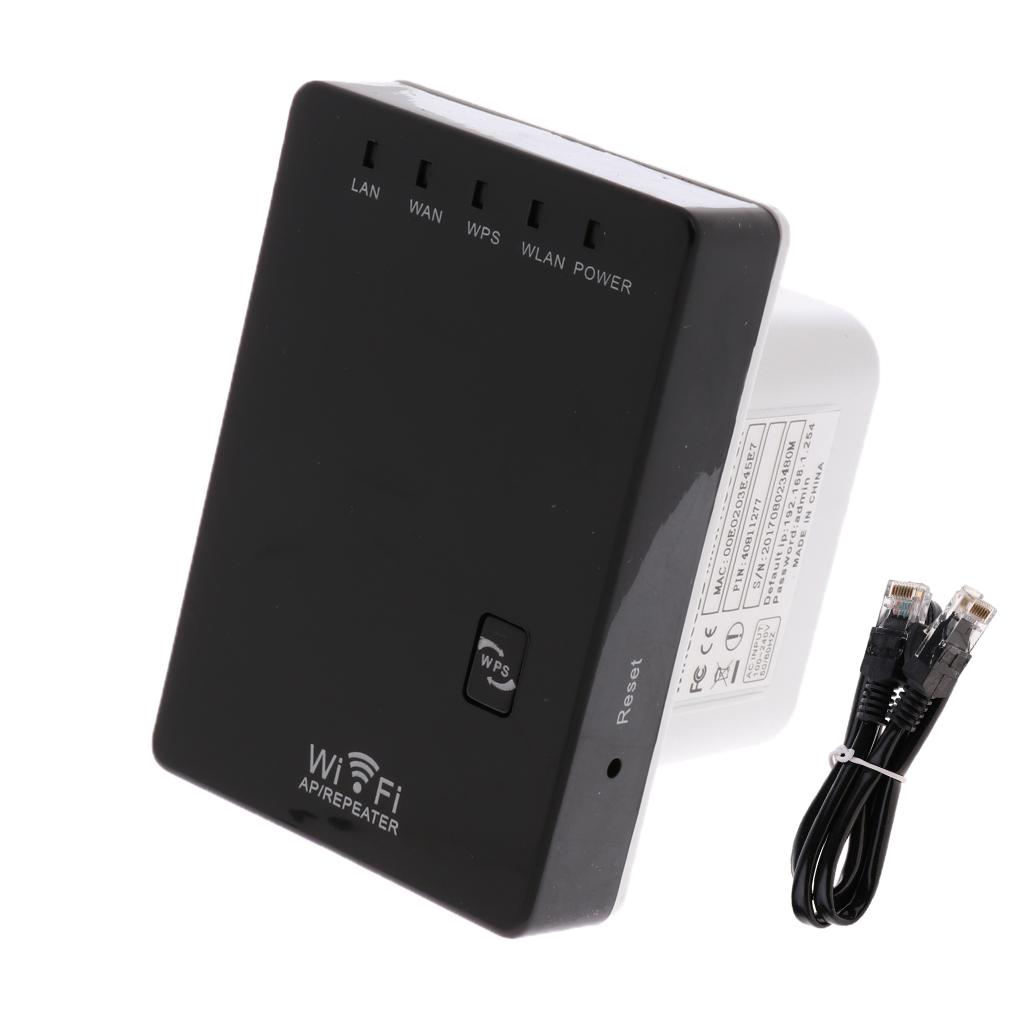 Mini Wifi Repeater Wireless AP Extender Router Amplifier 300Mbps US Plug