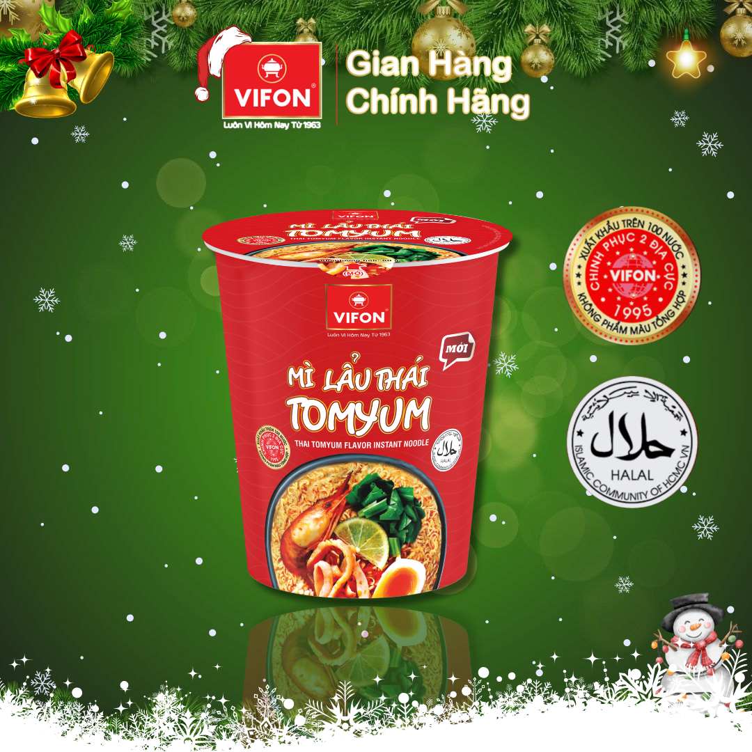 Thùng 24 Ly Mì Lẩu Thái Tomyum NGON NGON VIFON