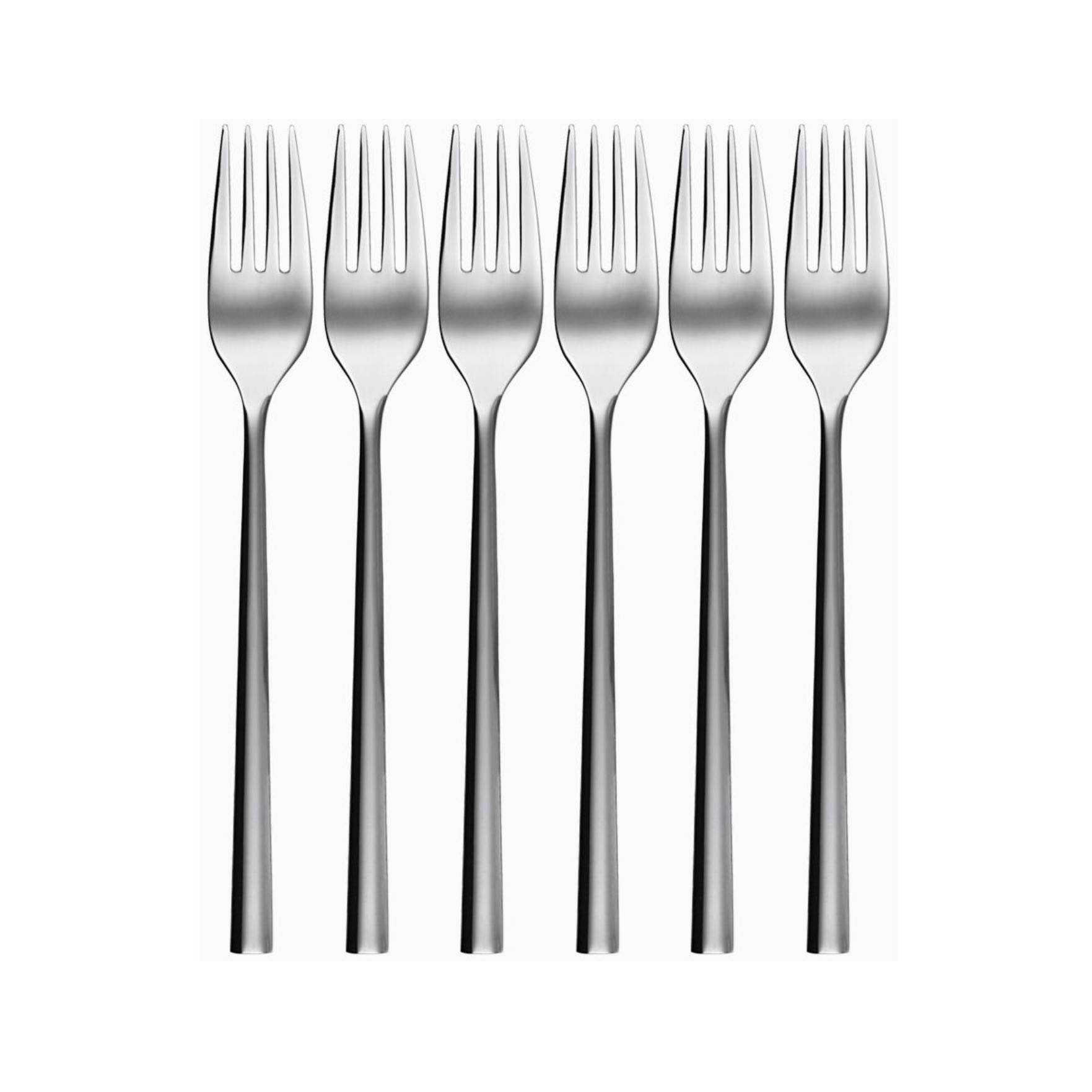 Bộ 6c Nĩa Ăn 107001 - Inox 304 Stainless Steel 18/10 Đồ dùng bàn tiệc nhà hàng khách sạn cao cấp (Set of 6pcs Table Fork SS18/10)