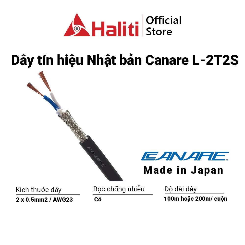 Dây cáp âm thanh - Dây tín hiệu micro Nhật Bản Canare L-2T2S - Made in Japan - Haliit Official Store