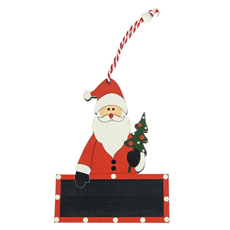 Phụ Kiện Treo Trang Trí Cây Thông Noel Hình Người Tuyết Bằng Gỗ