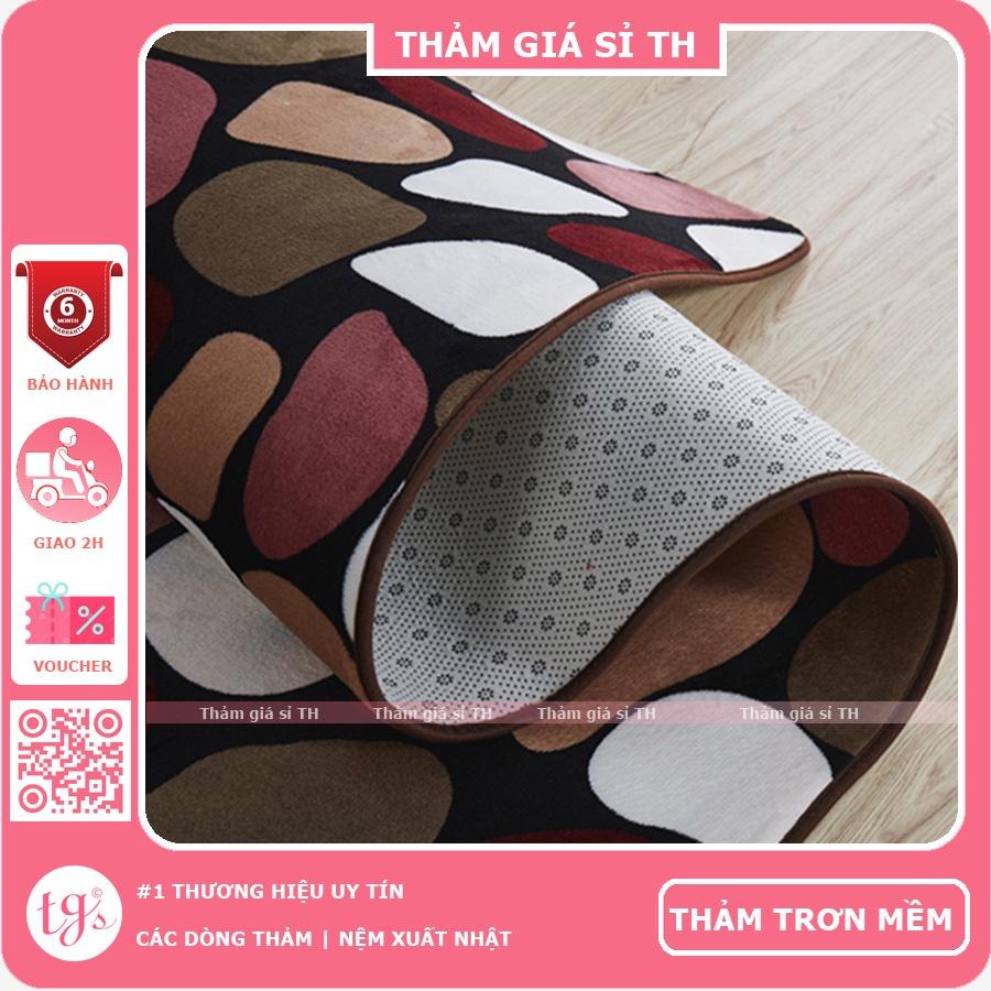 Thảm Nhung Nỉ Mẫu Đá Màu | Thảm Trang Trí Phòng Khách - Phòng Ngủ - Thảm Trải Sofa - Thảm Dành Cho Bé