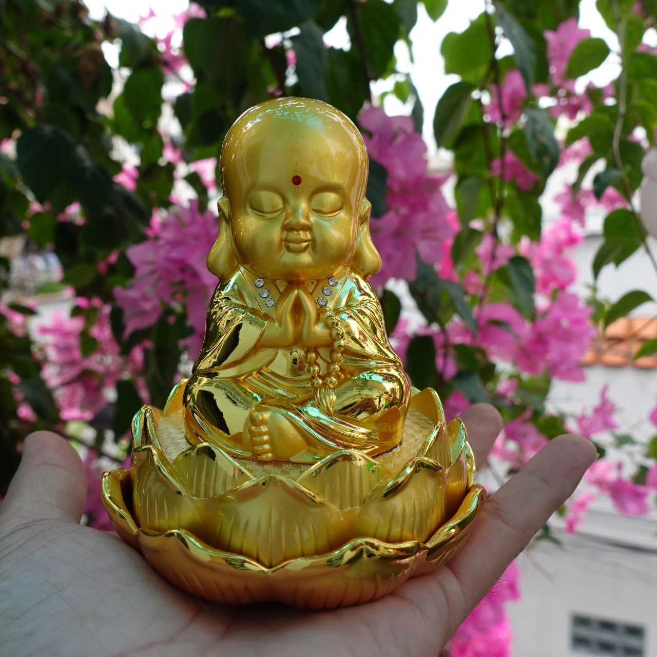 Tượng Phật trang trí xe hơi bàn làm việc - T050