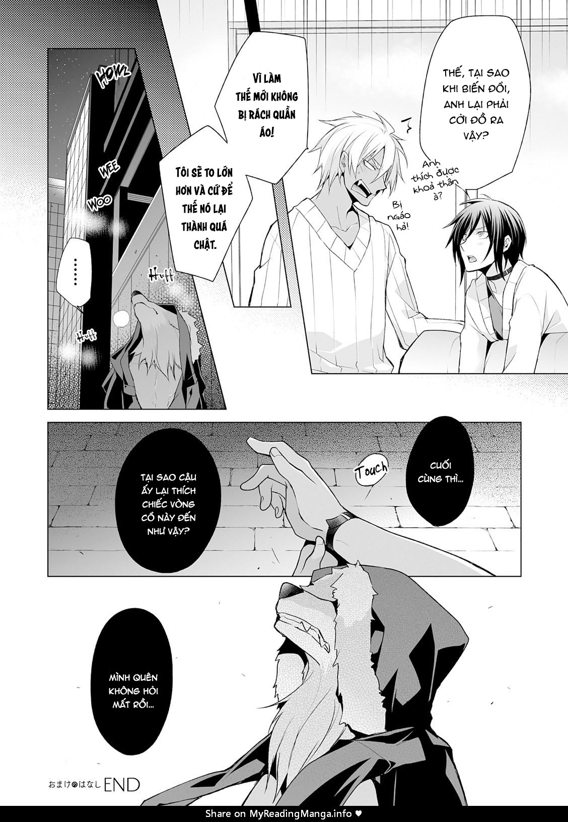 anh chàng người sói và tiểu thuyết gia lập dị chapter 3.2 17