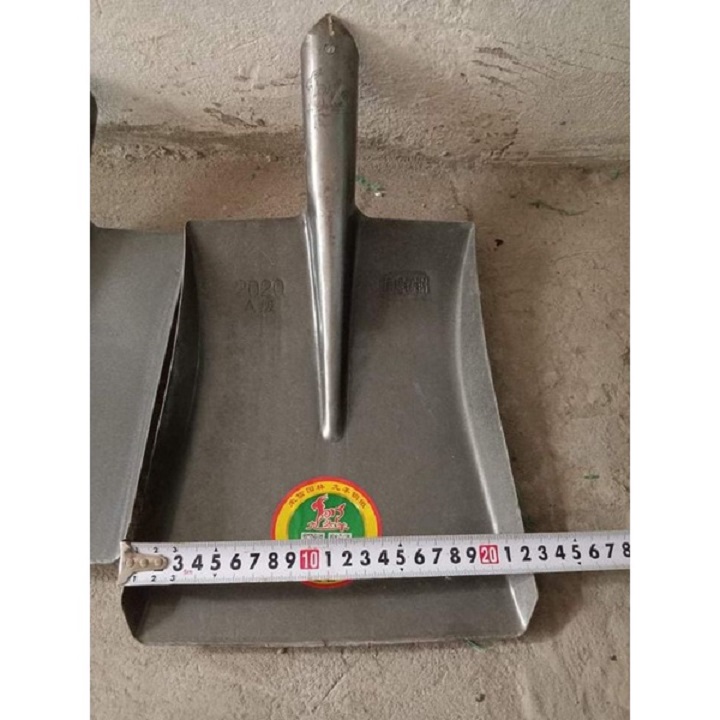 Xẻng Sắt Mũi Vuông Dày 1,5mm Xúc Đất, Xúc Cát Siêu Cứng