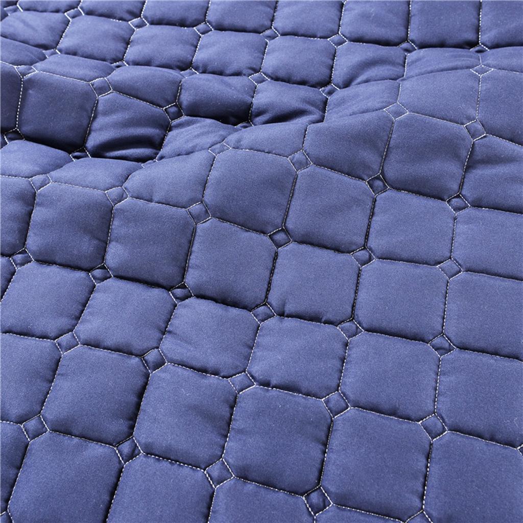 2pcs Spa Massage Table Mattress Beauty Bed Sheet Cover Pads 75x28inch Beige/Blue