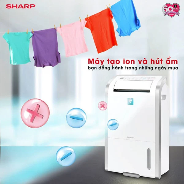MÁY HÚT ẨM SHARP DW-D20A-W - Hàng chính hãng