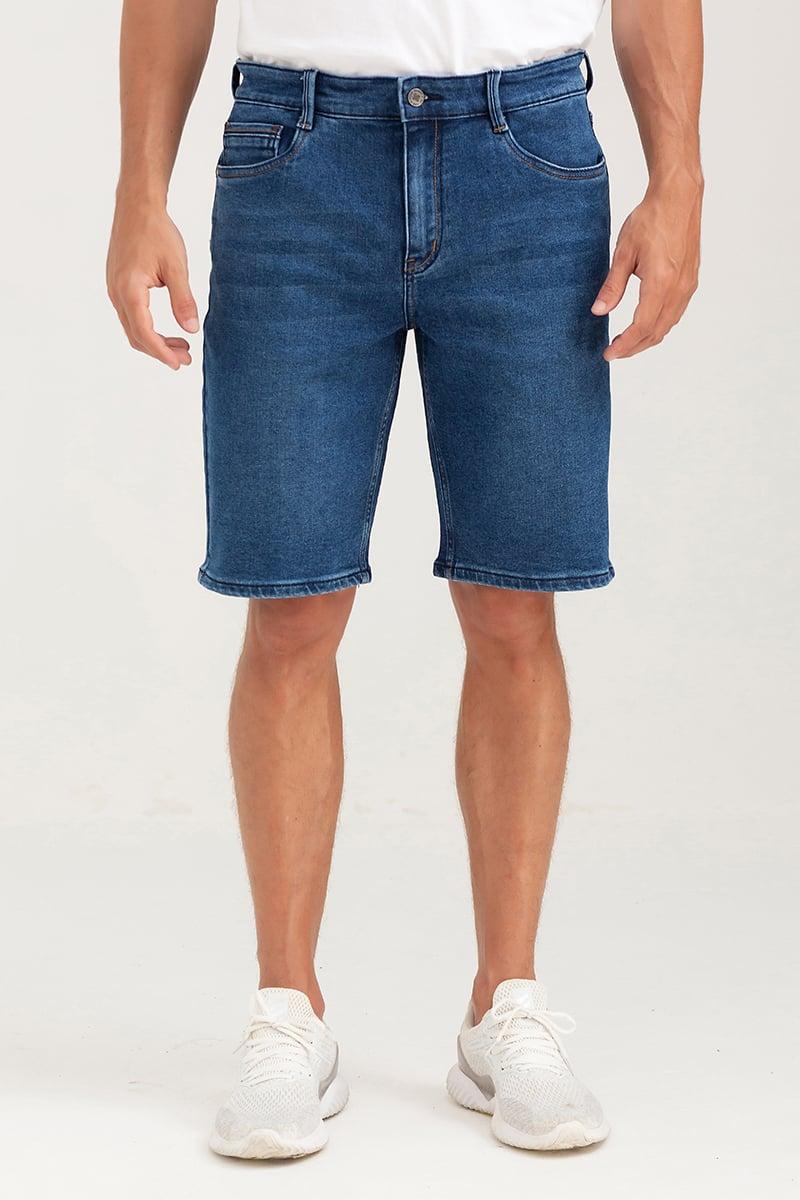 Quần short jeans nam form vừa  SP22FH05-JN - JEAN