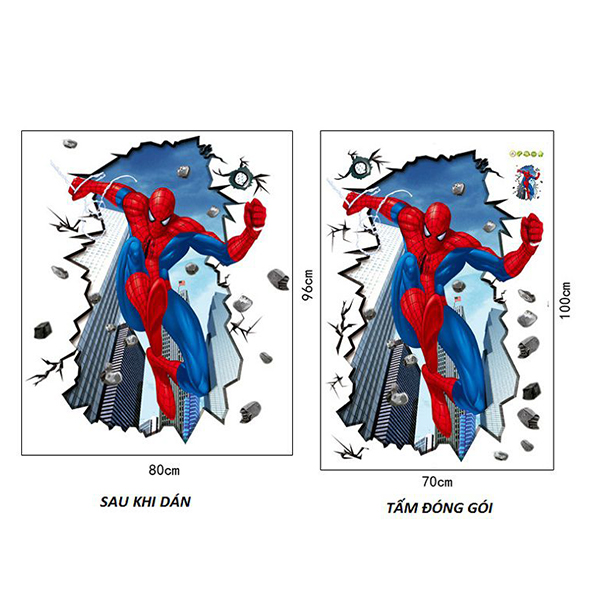Decal Dán Tường Người Nhện - Spider Man 2 DB068