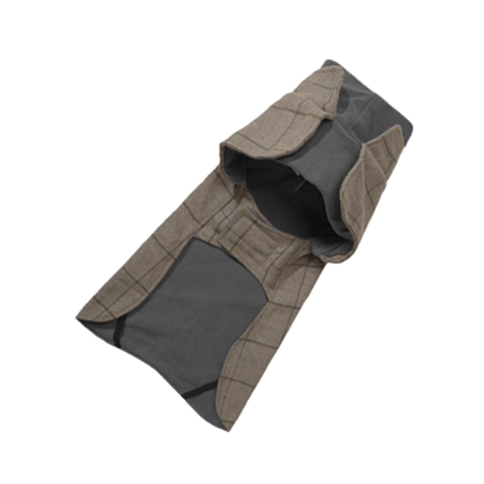 Stylish Dog Coat Warm Dog Jackets for Medium Large Dogs with Harness Hole Winter Apparel Suit for Park Walking Traveling Outdoor