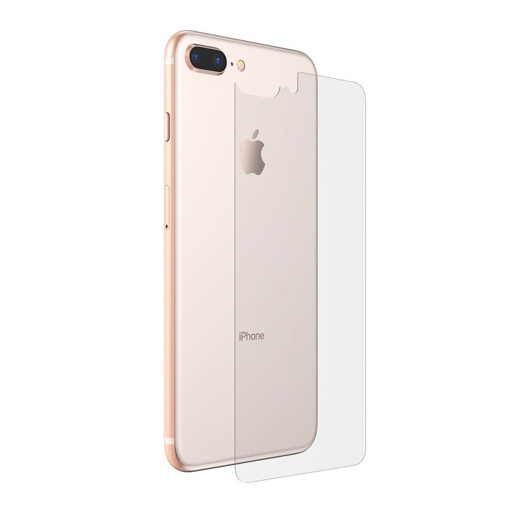 Miếng dán kính cường lực mặt sau lưng cho iPhone 7 Plus / 8 Plus hiệu Baseus (Độ cứng 9H, độ mỏng 0.6mm, Cạnh vát kim cương) - Hàng chính hãng