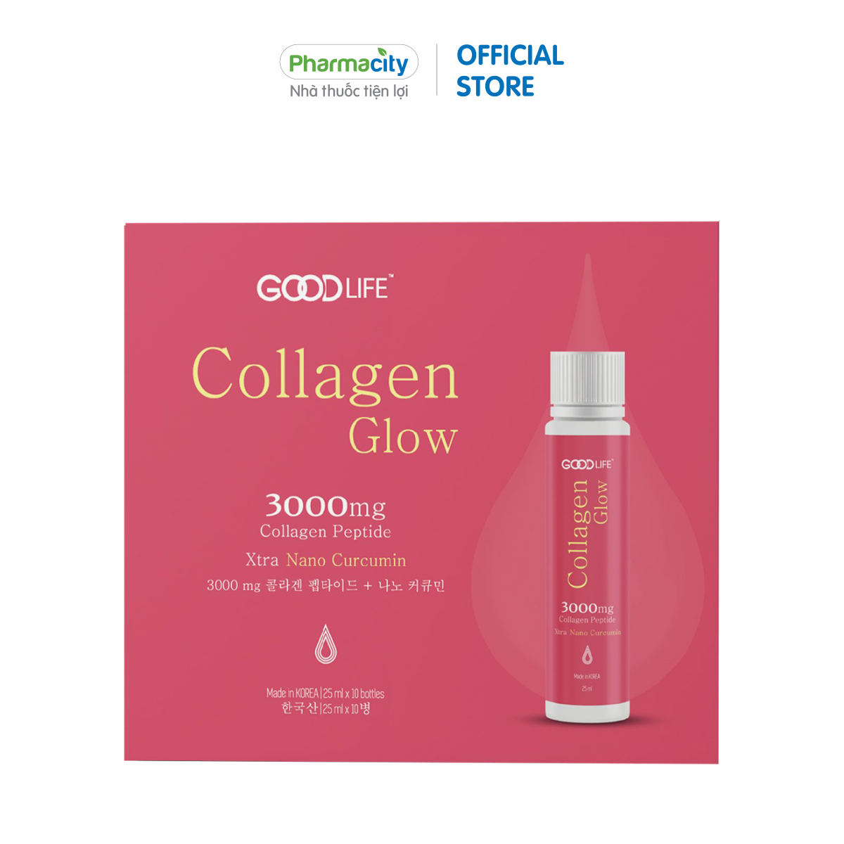 Nước uống Collagen Goodlife Collagen Glow 3000mg