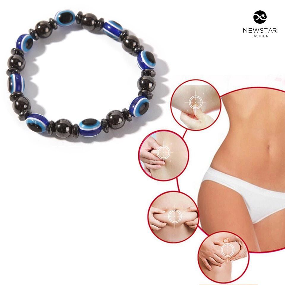 Vòng Đeo Tay Trị Liệu Giúp Giảm Cân, Vòng Đá Mắt Mèo Hỗ Trợ Giảm Cân, Vòng Đeo Tay Hematite Hỗ Trợ Giảm Cân Cho Nữ & Nam