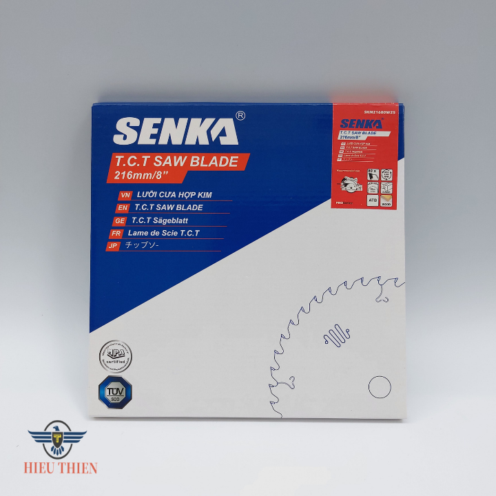 Lưỡi cắt gỗ hợp kim 216mm 80 răng SENKA