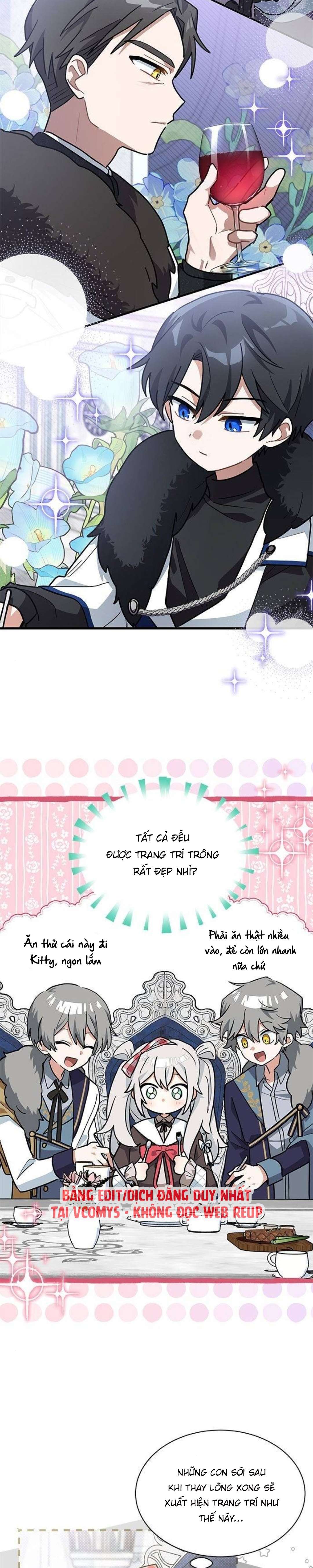 mèo con được gia tộc sói nhận nuôi? chapter 30 6