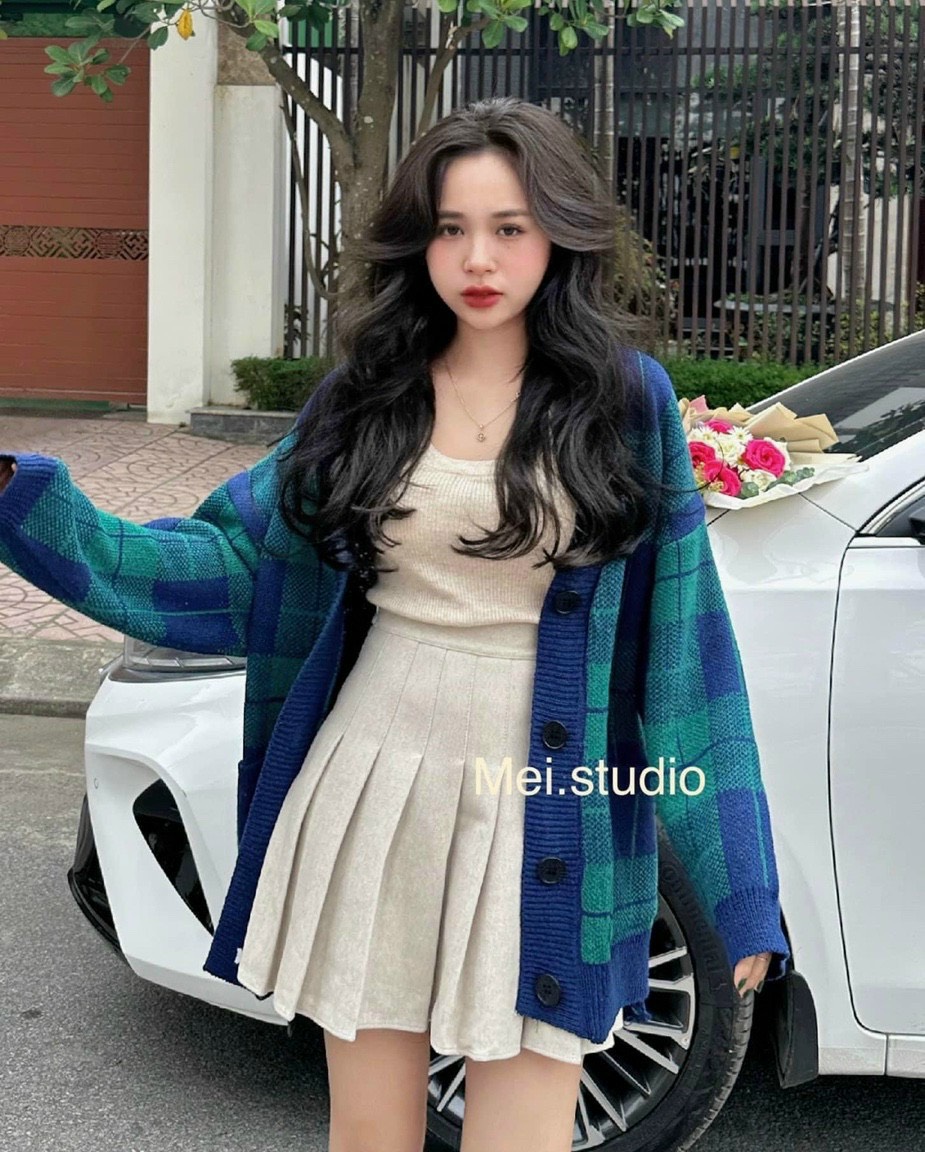 ÁO LEN KHOÁC CARO UNISEX NAM NỮ FORM RỘNG BIG SIZE CARDIGAN ÁO LẠNH DẠO PHỐ GIÁNG SINH NOEL ÁO ĐÔI ÁO CẶP