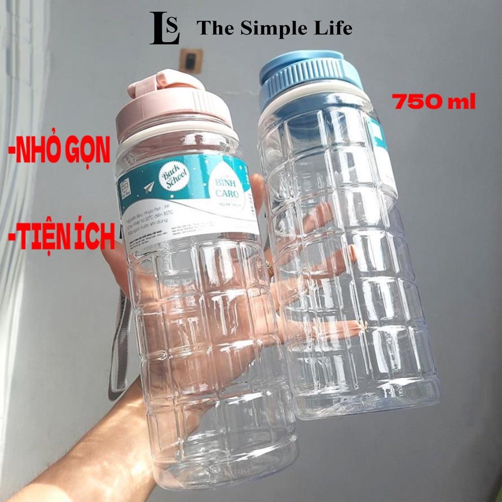 Bình Đựng Nước Caro Hàng Việt Nhật 750Ml