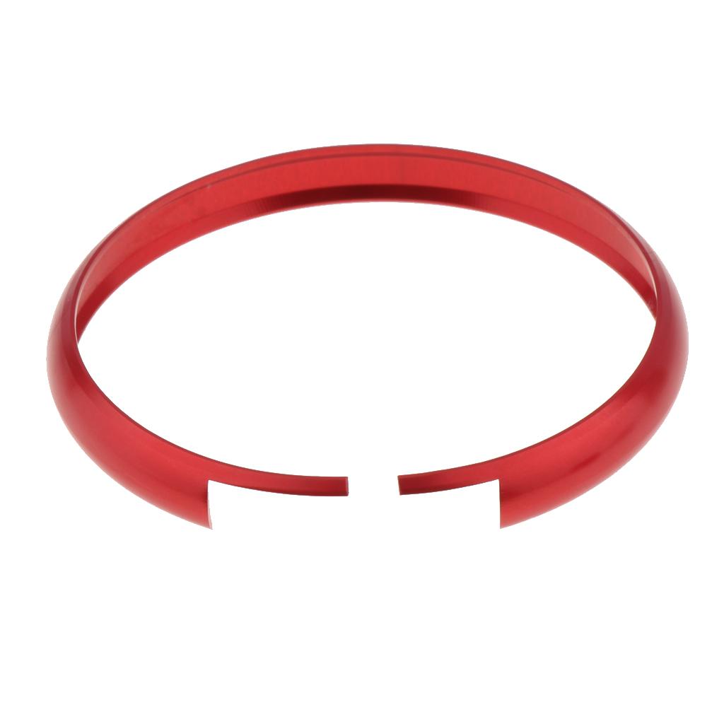 2x Aluminum Key Ring Decorative Chain for  Clubman Countryman Red