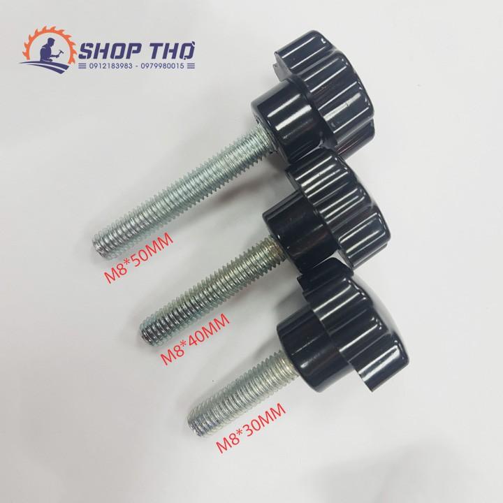 Nút vặn ren M8 thép và inox 301 nhiều cỡ