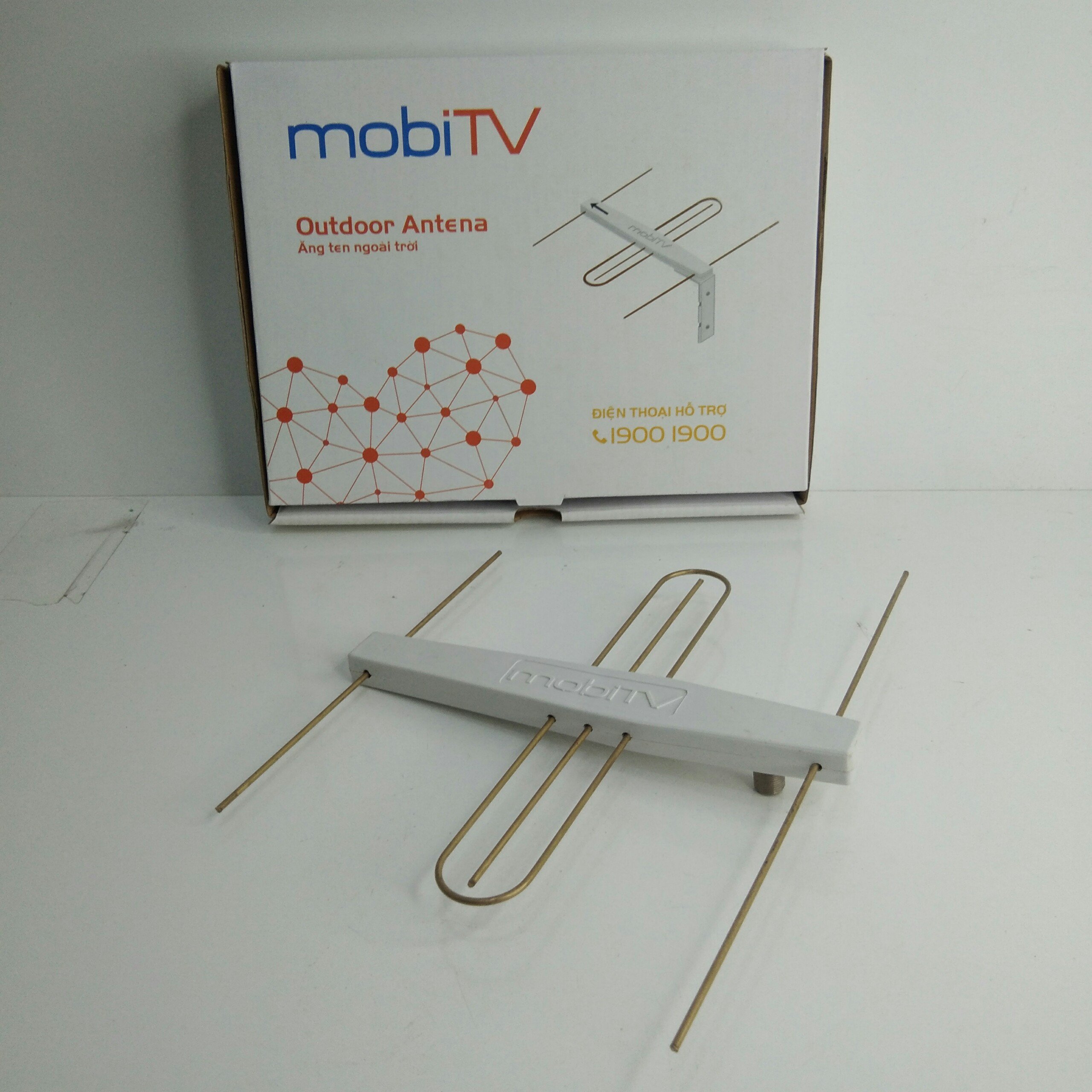 combo đầu thu kỹ thuật số DVB T2 TCtek 377 + anten khuếch đại mobi + dây 15 mét. Hàng Chính Hãng.