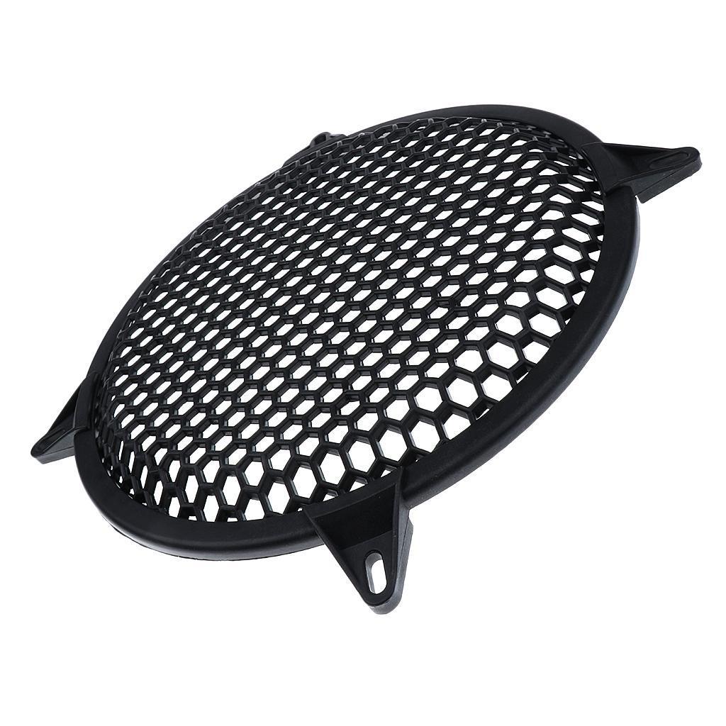 Car Audio Speaker Grill Cover Guard Plastic Protector Mesh Durable 10 Inch+6 inch