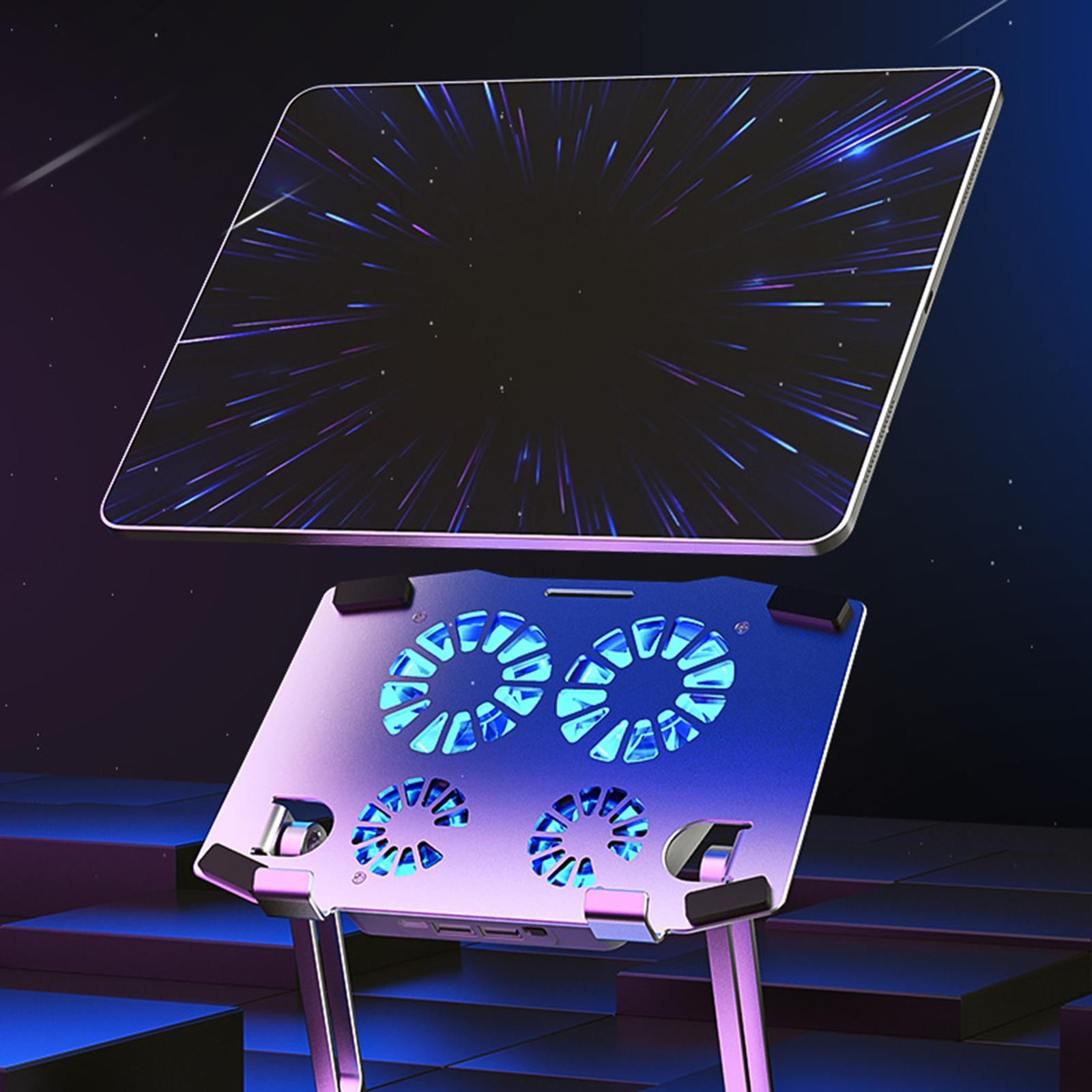 Laptop Stand with Cooling Fan, for Laptops up to 17.3" Holder for Dell Table Desk