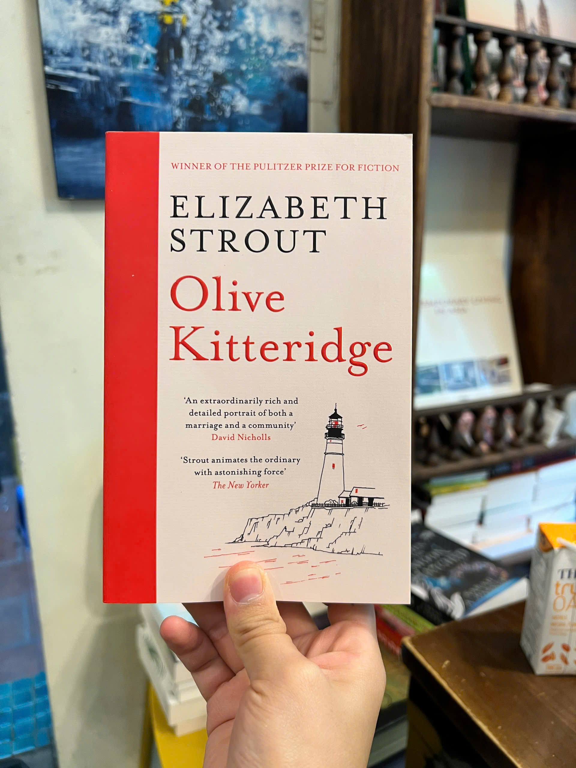 Sách - Olive Kitteridge by Elizabeth Strout | Pulitzer Prize Winner / Short Stories / Ngoại văn