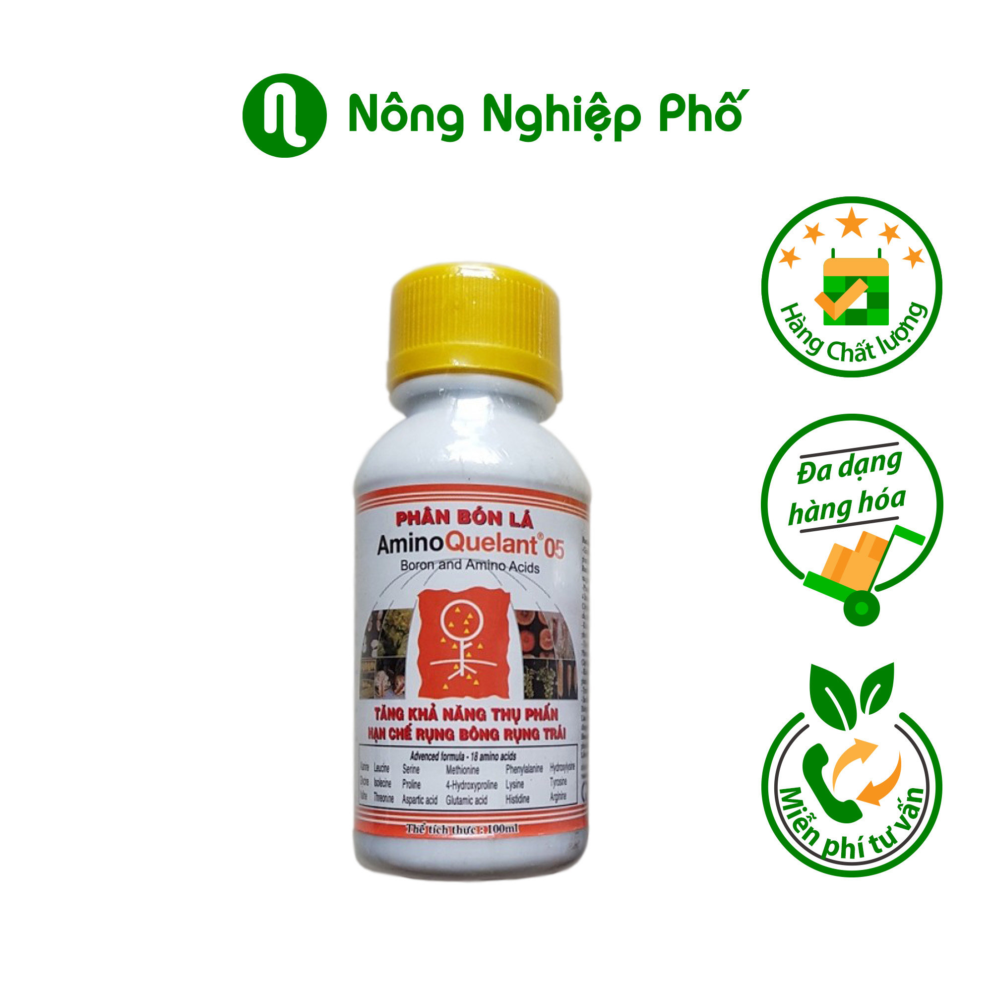 Tăng đậu trái - chống rụng trái Amino Quelant 05