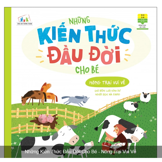 Sách - Những kiến thức đầu đời cho bé - Nông trại vui vẻ