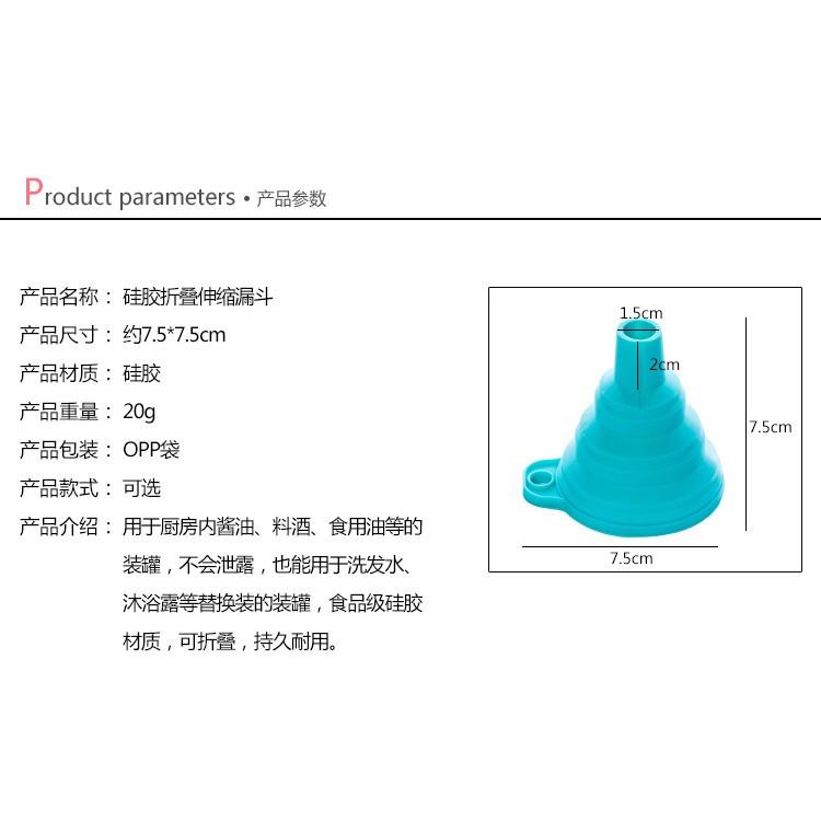 Phễu gấp gọn tiện lợi