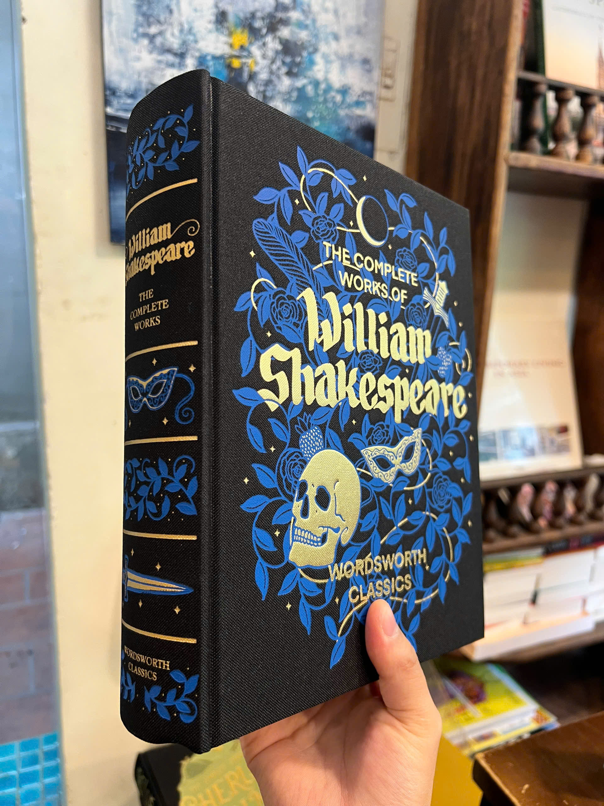 Sách - The Complete Works of William Shakespeare | Classics Plays / Poetry / Bìa da, cứng khổ lớn