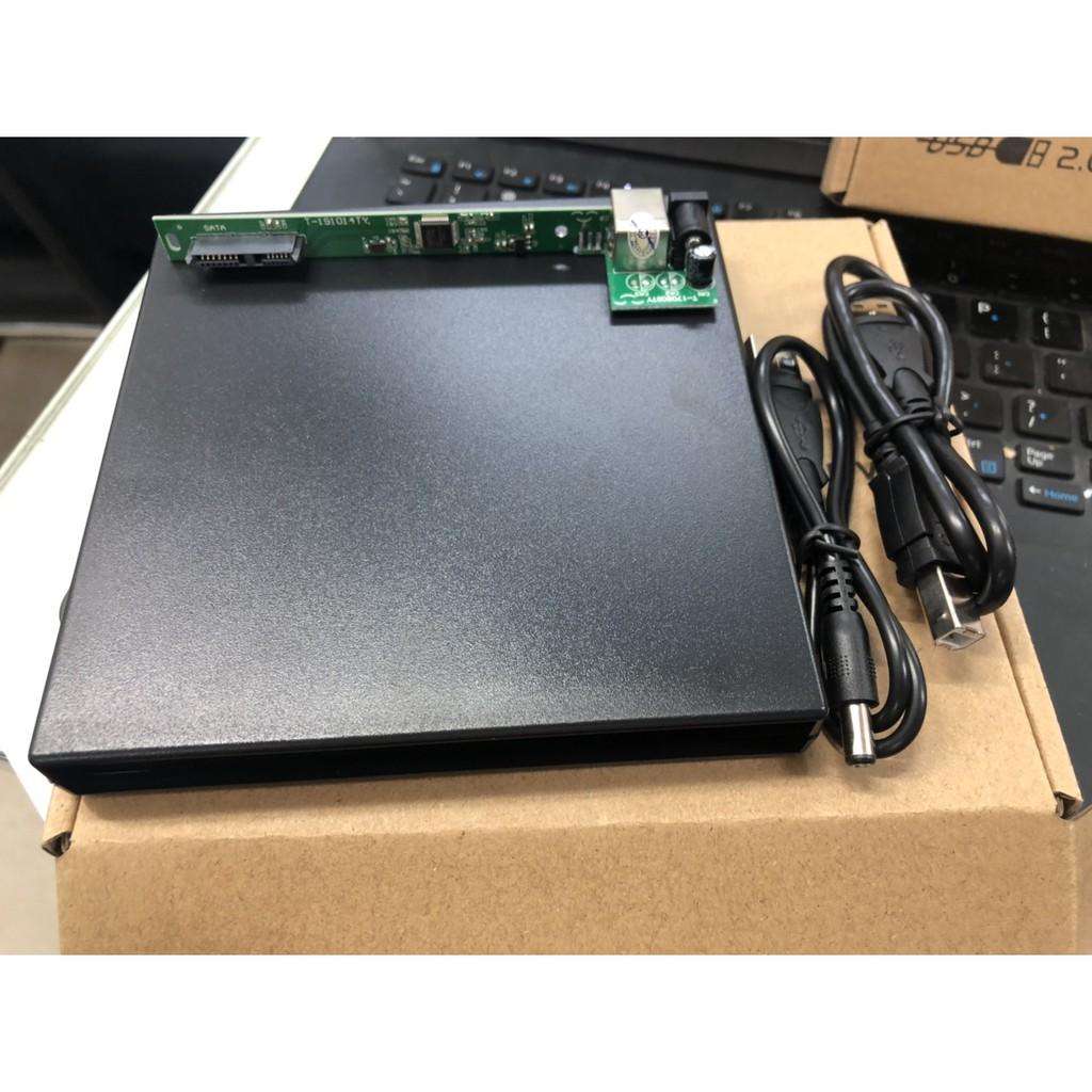 Box DVD Đựng Ổ Đĩa DVD Laptop Gắn Ngoài Qua Cổng USB Loai Mỏng 9.5mm / Dày 12.7mm