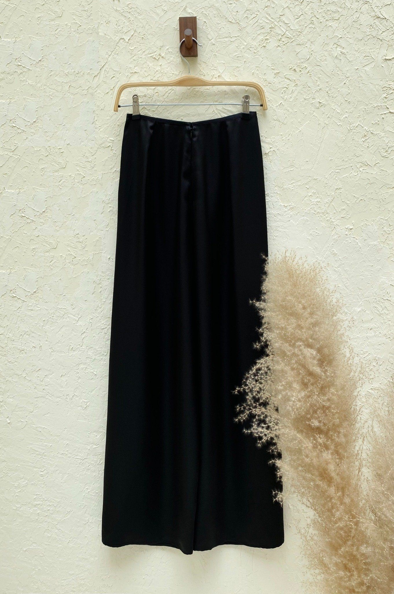 QUAN02 - Quần 100cm áo dài lụa ống suông rộng thiết kế phối áo dài truyền thống