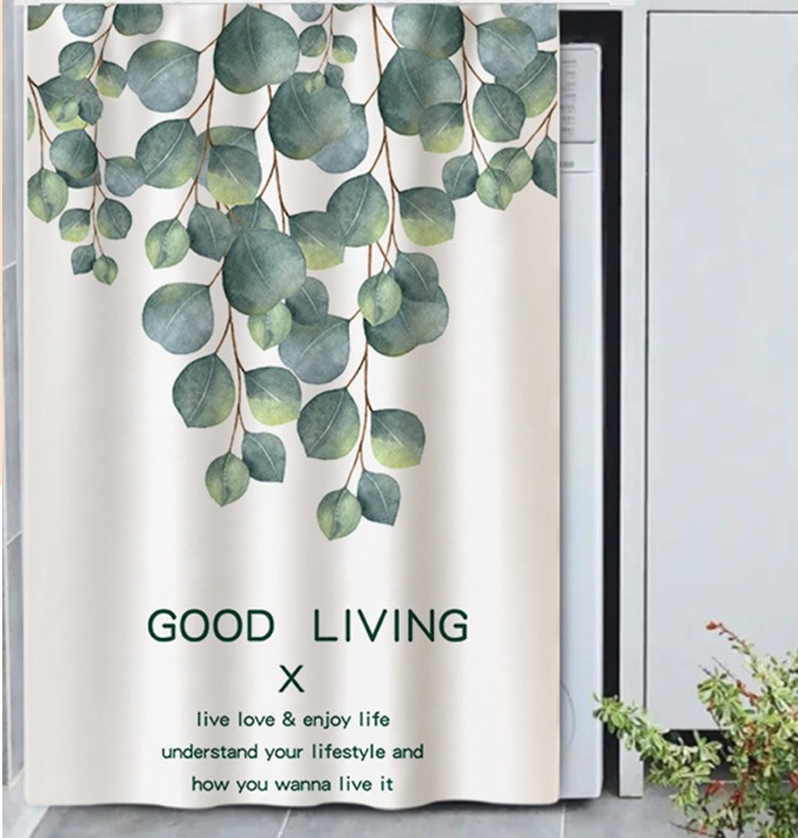 Rèm Vải Khoen Lỗ, Khoen Ri Đô, Rèm Dán LÁ TRÒN RŨ Vải Dày Khả Năng Chống Nắng Cao