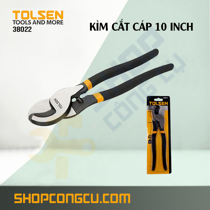 Kìm cắt cáp 10 inch Tolsen 38022