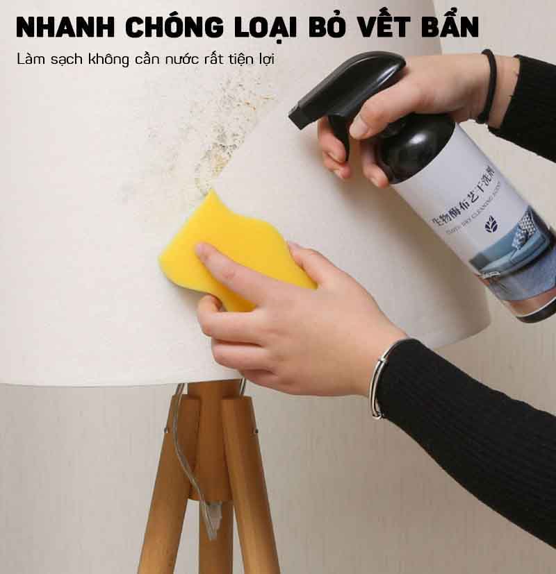 Dung Dịch Tẩy Rửa Vết Bẩn Ghế Sofa Nội Thất Bằng Vải Nỉ Cao Cấp 500ml