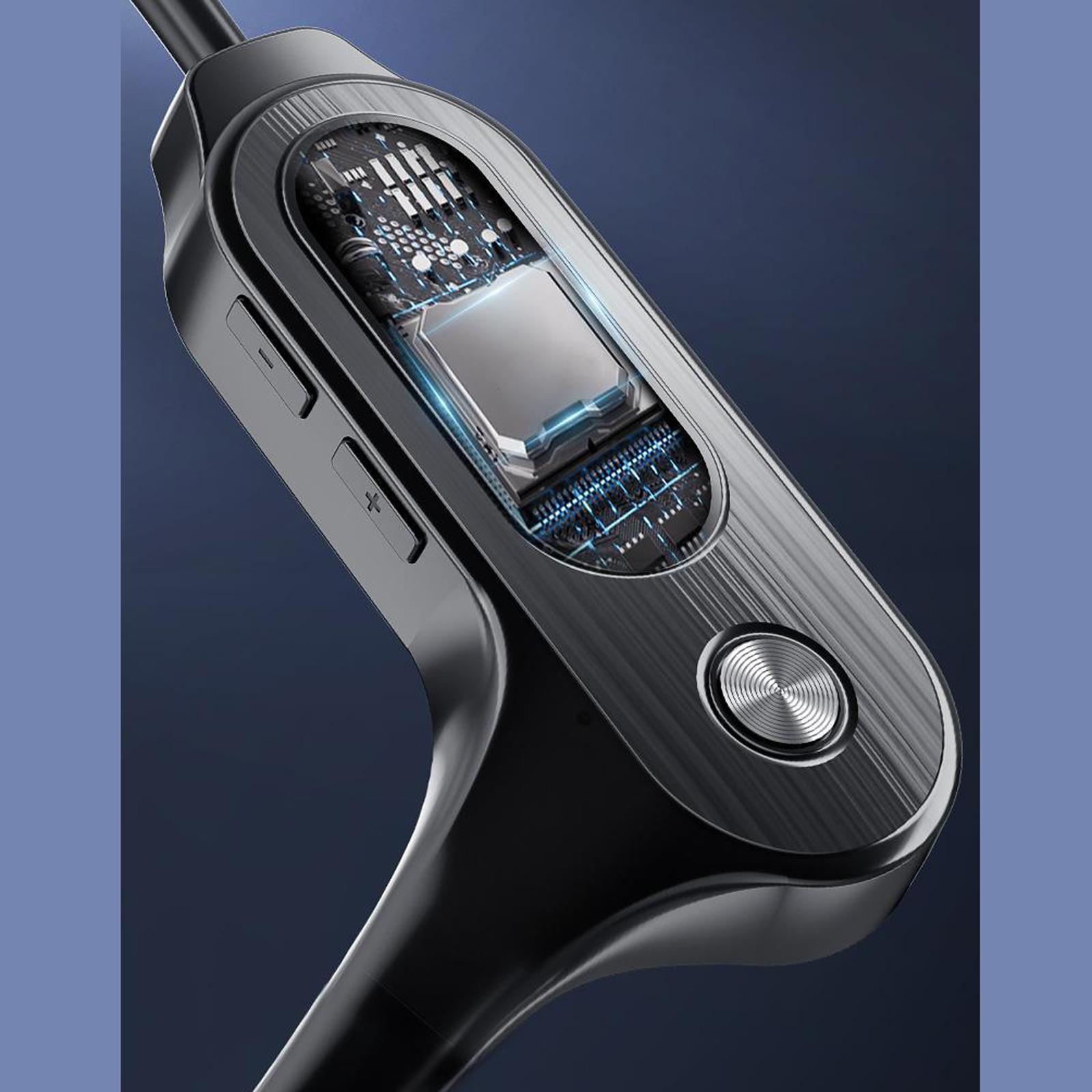 Conduction Headphones LED Wireless Earphone for Running Workout Fitness