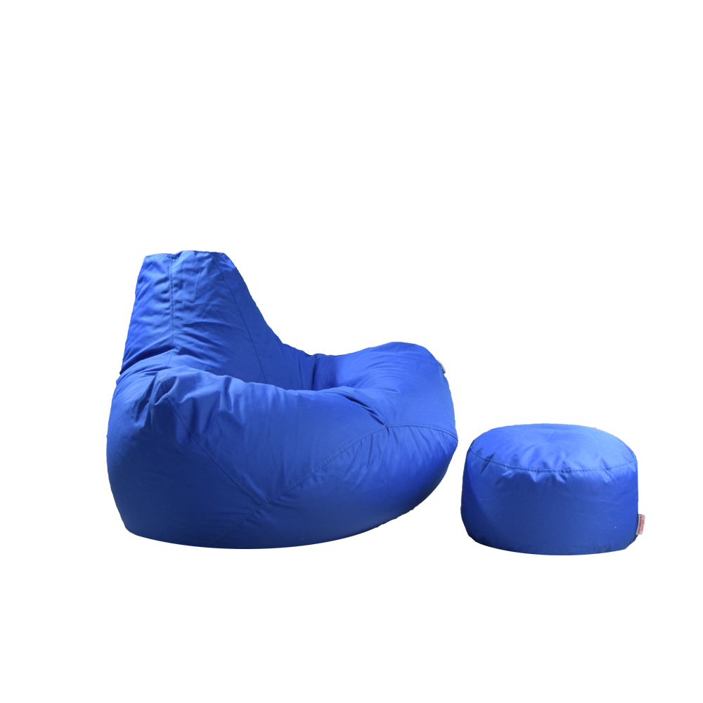 Bộ Ghế Lười Hạt Xốp Mason Beanbag Kèm Gác Chân Chất Liệu Oxford Trượt Nước, Dễ Vệ Sinh - The Beanbag House