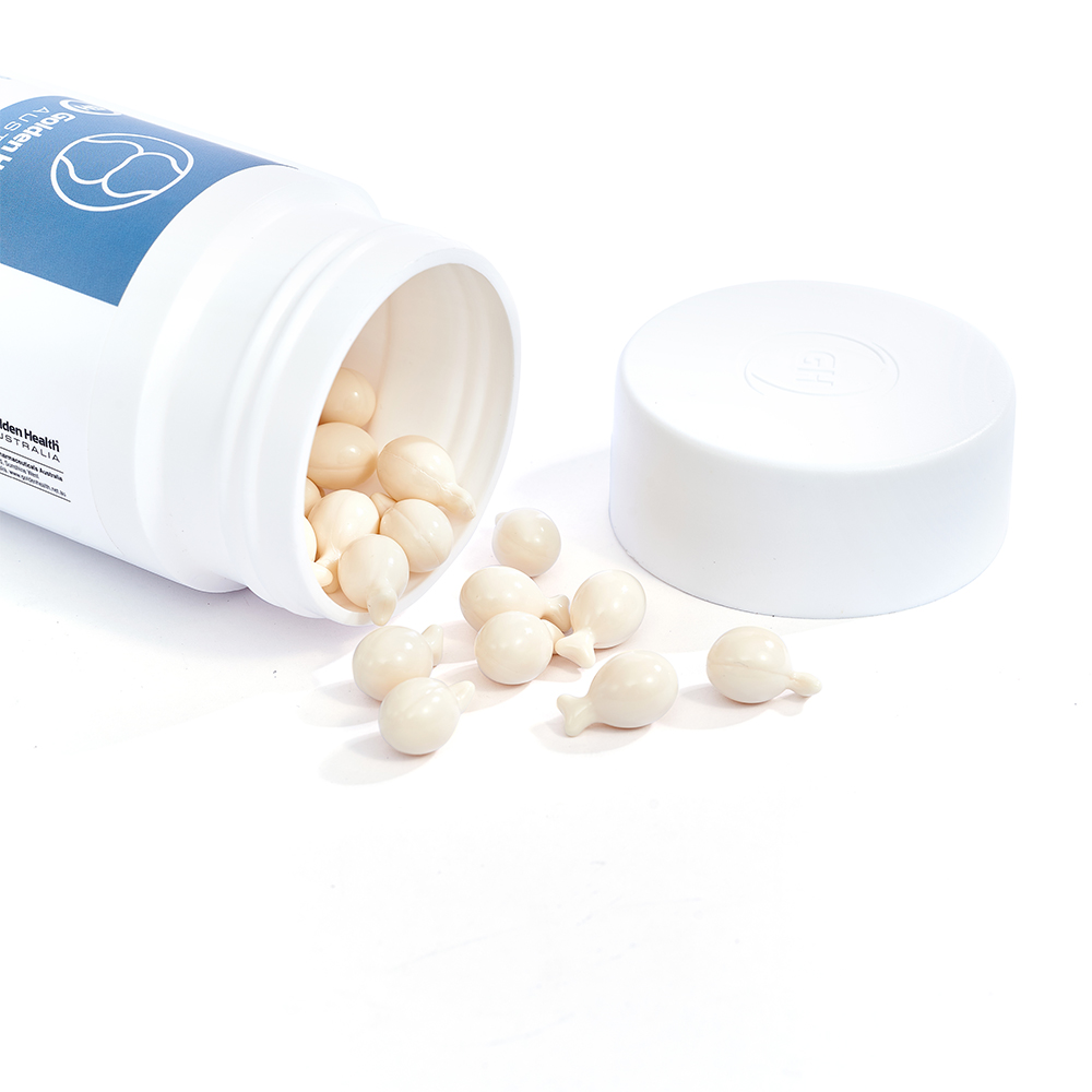 Viên uống Canxi cho bé Golden Health Kids Milk Calcium - hỗ trợ xương chắc khỏe,  phát triển chiều cao cho trẻ