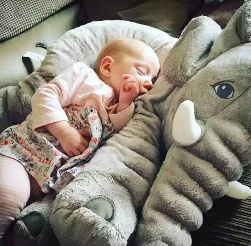 60Cm Size Lớn Trẻ Sơ Sinh Mềm Xoa Dịu Tai Voi Thảm Chơi Bình Tĩnh Gối Tai Voi Cho Bé Nhồi Bông Sang Trọng Búp Bê Kid Đồ Chơi Quà Giáng Tặng